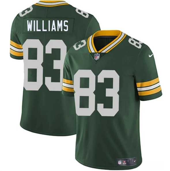 Men & Women & Youth Green Bay Packers #83 Savion Williams Green 2025 Draft Vapor Untouchable Limited Stitched Jersey,We sell and wholesale Men & Women & Youth Green Bay Packers #83 Savion Williams Green 2025 Draft Vapor Untouchable Limited Stitched Jersey on line form chian!